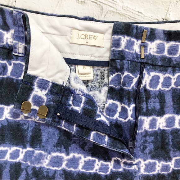 [j crew] tie dye print shorts - Picture 3 of 4